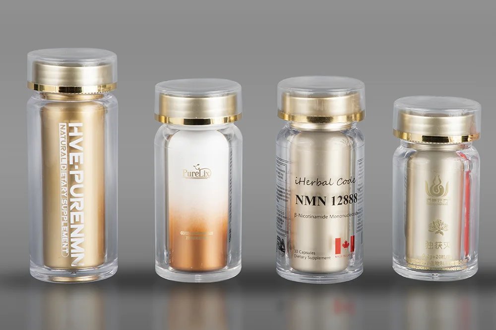Acrylic Cosmetic Bottle For Capsules