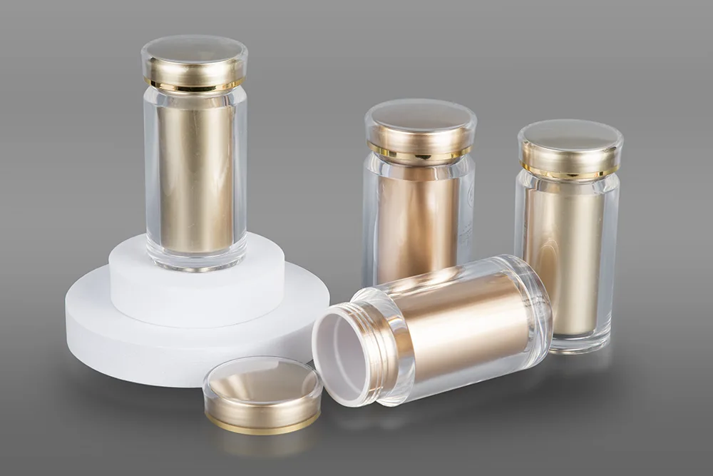 Acrylic Health Supplement Bottles For Capsules