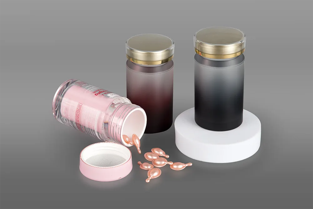 Transparent Acrylic Candy Bottle With Lid
