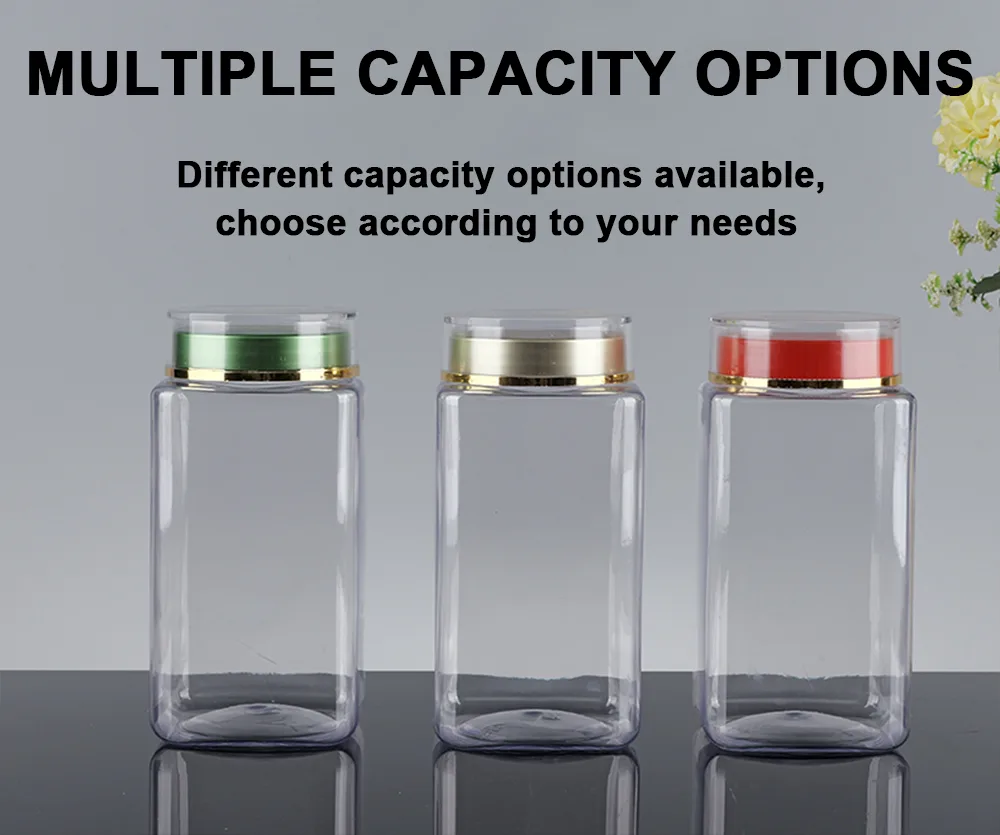 PET Health Supplement Bottles For Capsules