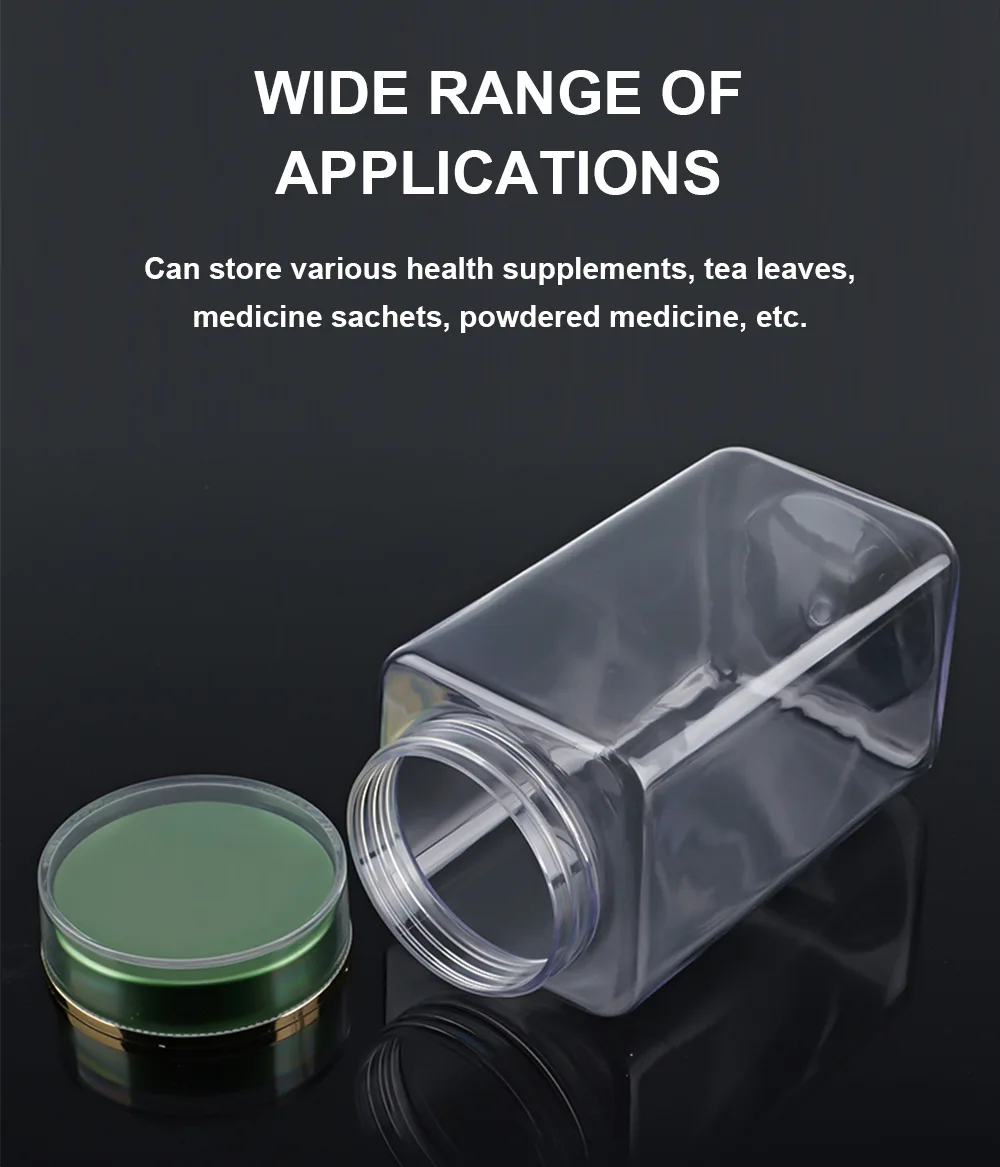 PET Health Supplement Bottles For Capsules