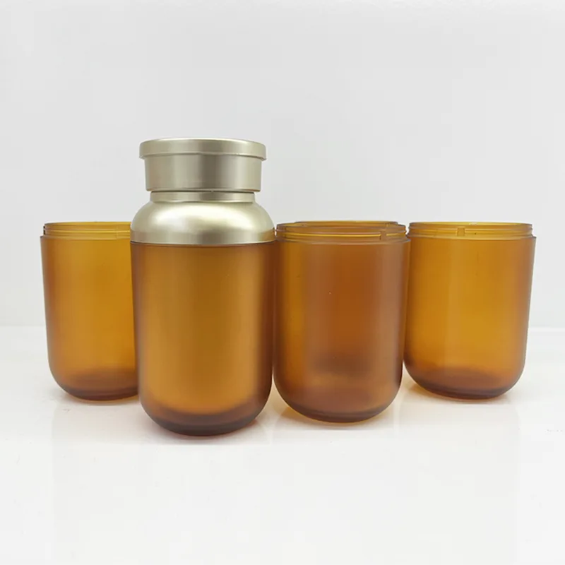 Mushroom Supplement PET Container