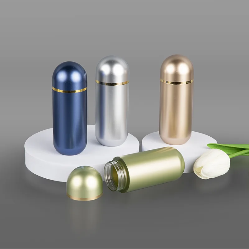 Transparent Acrylic Tablet Bottle With Lid